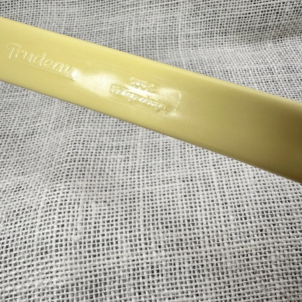 Trudeau Slotted Serving Spoon Yellow Utensil 2532 Hollinger Design‎ Melamine